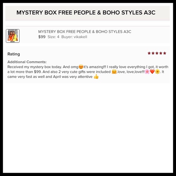 MYSTERY BOX FREE PEOPLE A2C - Picture 2 of 16